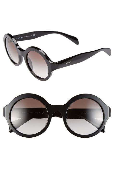 prada round sunglasses price|prada 51mm rectangular sunglasses.